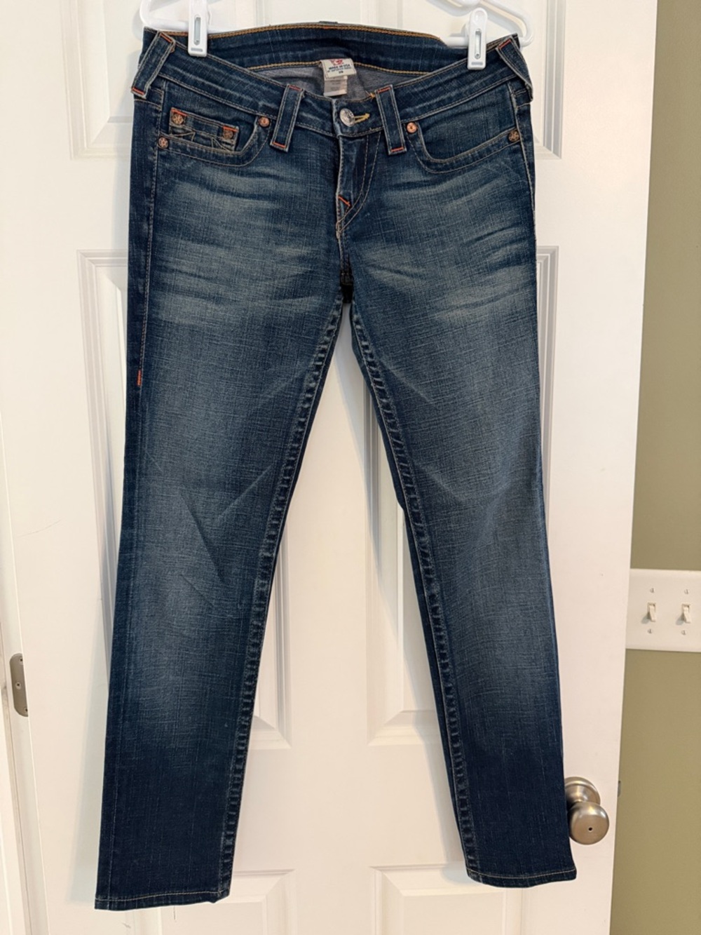 True Religion Women's Dark Blue Skinny Jeans